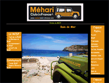 Tablet Screenshot of mehariclubdefrance.com